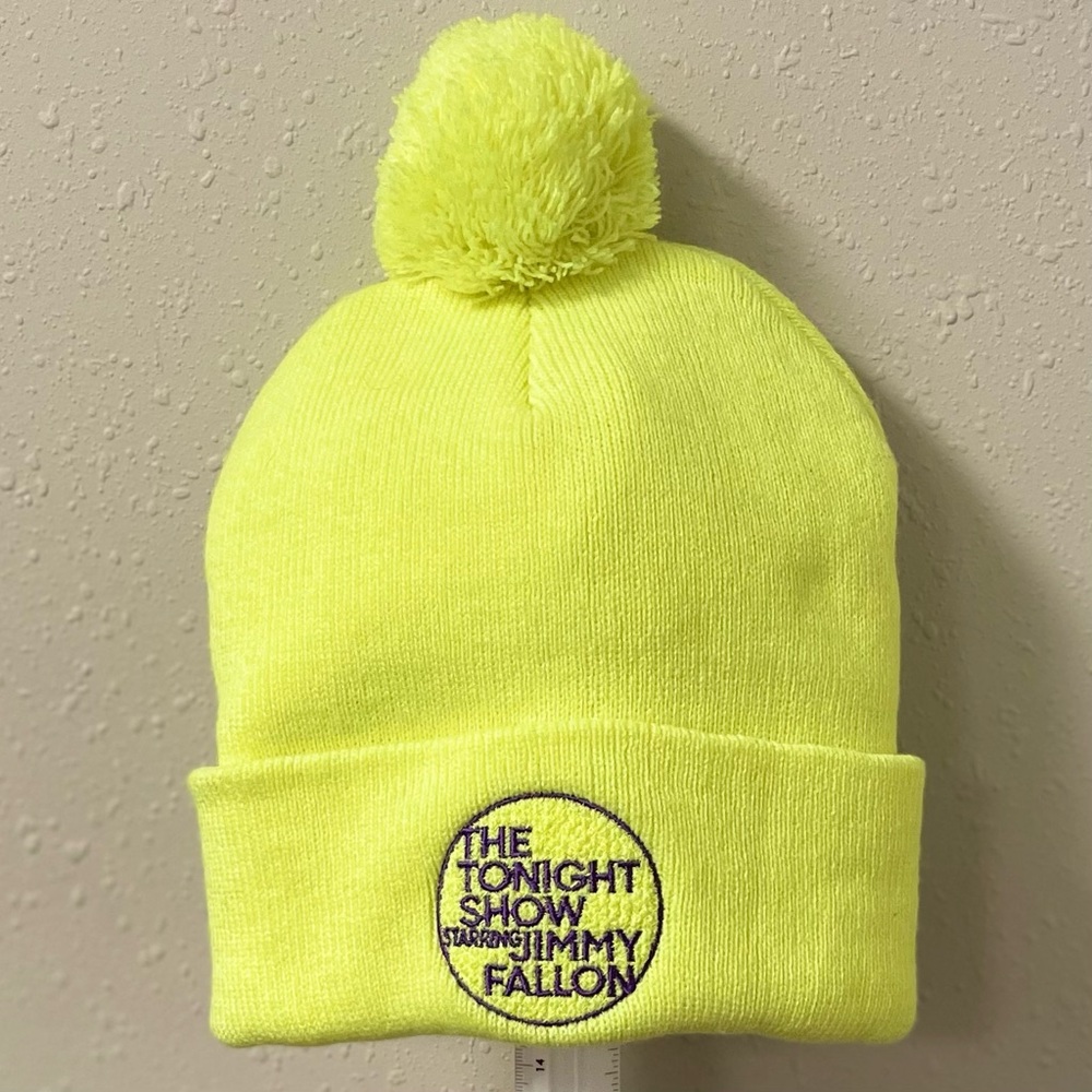 The Tonight Show Beanie - Jimmy Fallon Neon & Purple - OS